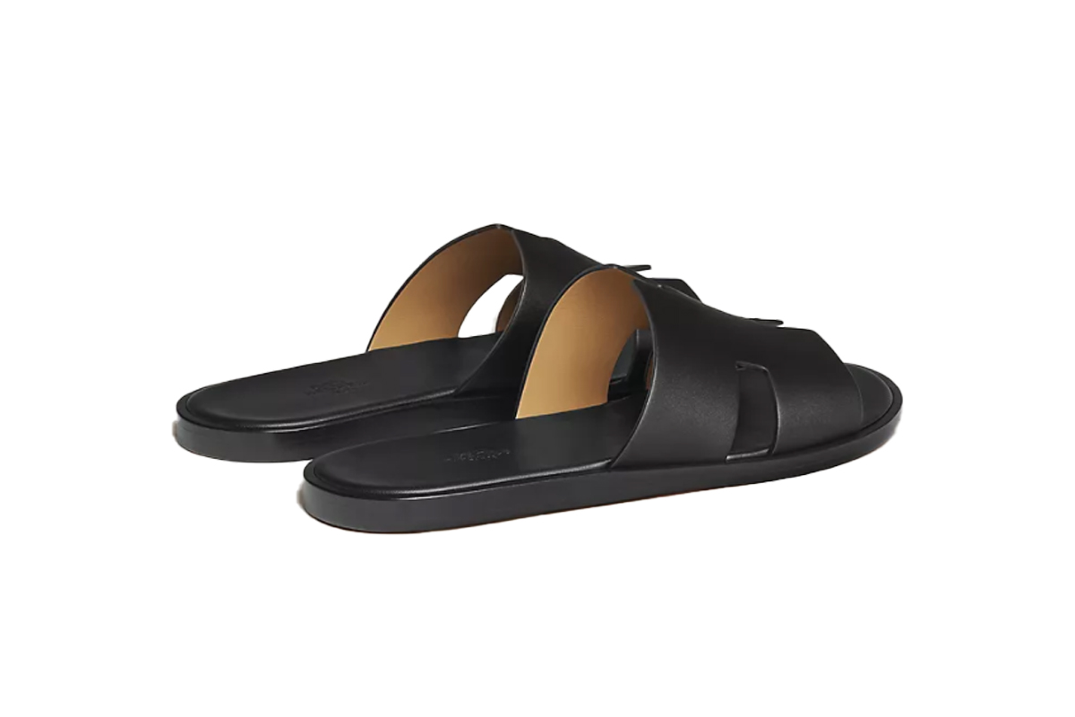 Hermes Haven H Style Sandals On Black