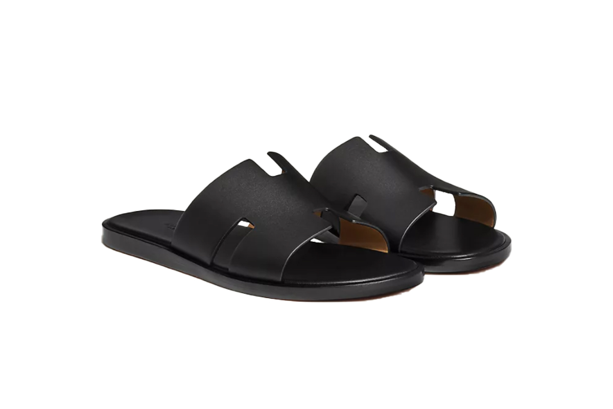 Hermes Haven H Style Sandals On Black