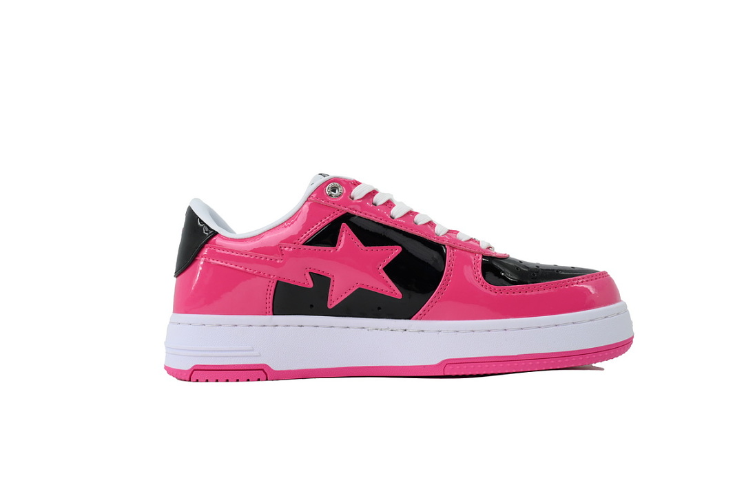 A Bathing Ape Bape SK8 Sta Black Rose Red OZXSHM 1913050
