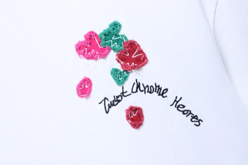 Chrome Hearts Floral Appliqué T-shirt White
