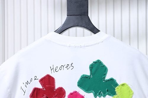 Chrome Hearts Floral Appliqué T-shirt White