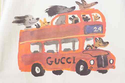 Gucci Cartoon Animal Bus T-Shirt