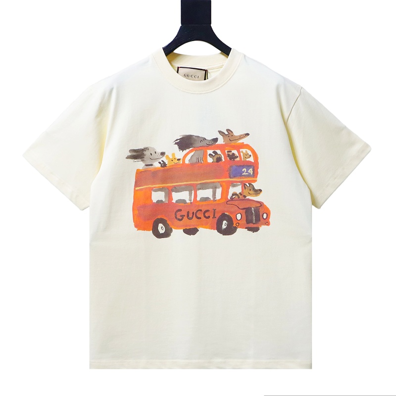 Gucci Cartoon Animal Bus T-Shirt