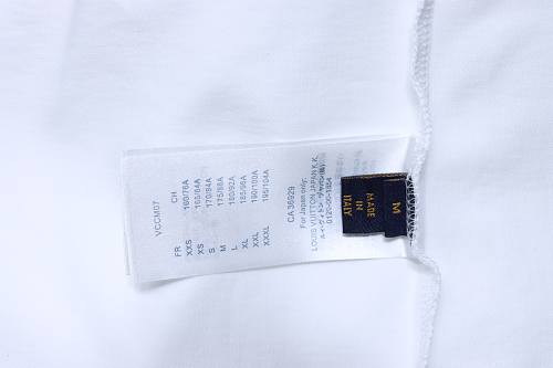 Louis Vuitton Back Four-Leaf Star-Flower Print T-Shirt White