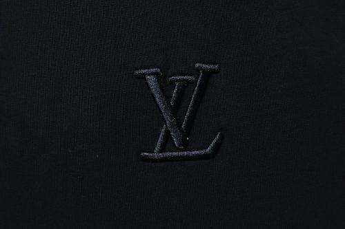 Louis Vuitton Embroidered Hem T-Shirt Black