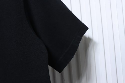 Louis Vuitton Embroidered Hem T-Shirt Black