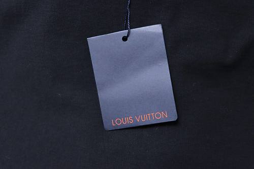 Louis Vuitton Embroidered Hem T-Shirt Black