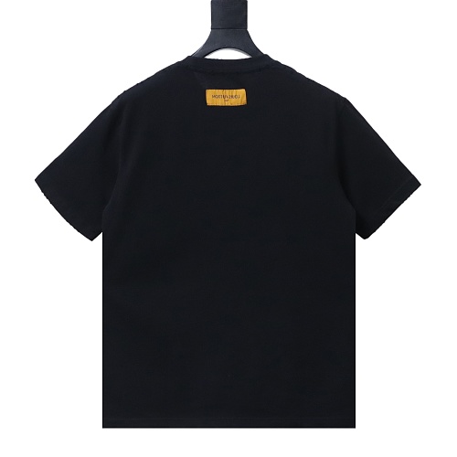 Louis Vuitton Embroidered Hem T-Shirt Black