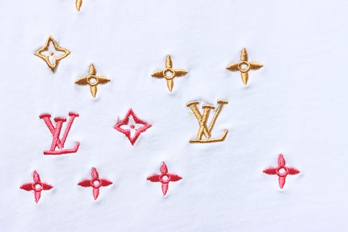 Louis Vuitton Embroidered Hem T-Shirt White