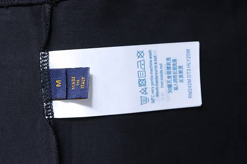 Louis Vuitton Linear Beaded Embroidery T-Shirt Black