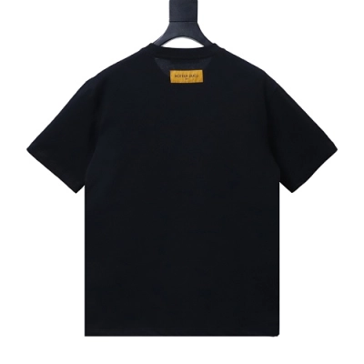 Louis Vuitton Linear Beaded Embroidery T-Shirt Black 02