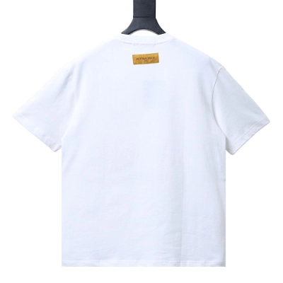 Louis Vuitton Linear Beaded Embroidery T-Shirt White 02