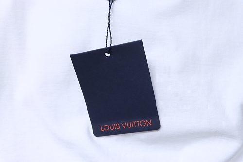 Louis Vuitton Linear Beaded Embroidery T-Shirt White