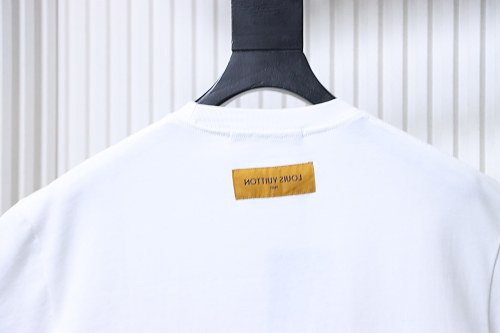 Louis Vuitton Linear Beaded Embroidery T-Shirt White