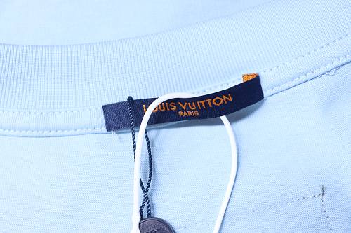 Louis Vuitton Monogram Gradient T-Shirt Blue 