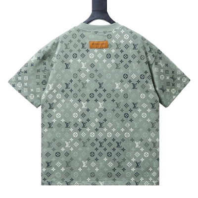 Louis Vuitton Monogram Gradient T-Shirt Green 02