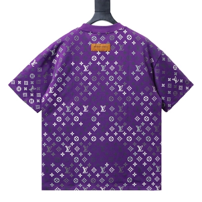 Louis Vuitton Monogram Gradient T-Shirt Purple 02