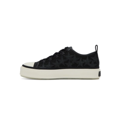Amiri Stars Court Low-Top Sneakers 'Black Glitter' 01