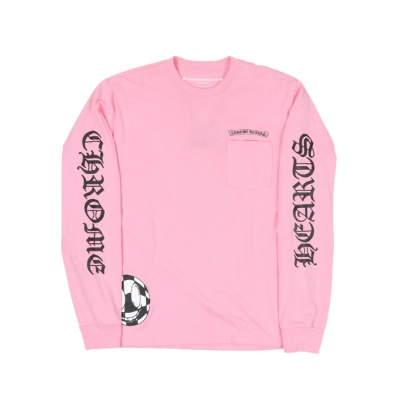 Chrome Hearts Matty Boy Long Sleeve T-Shirt Pink 01
