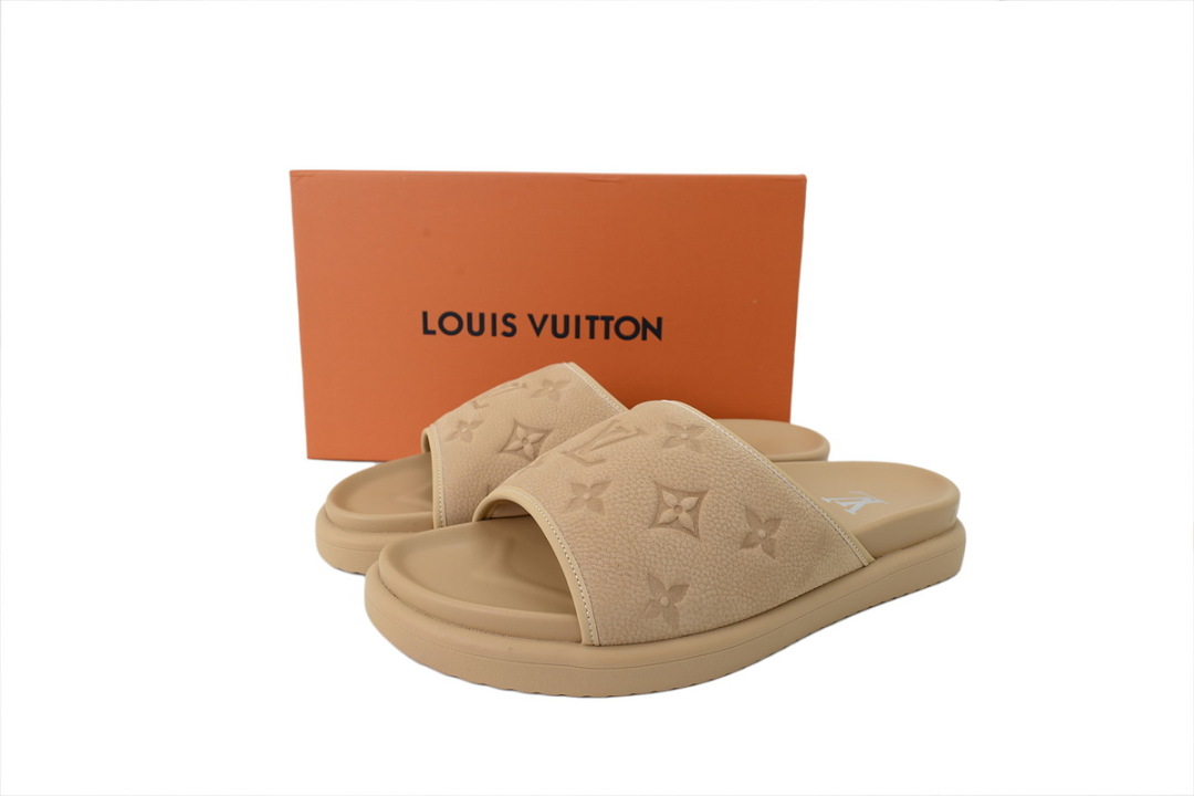 Louis Vuitton Miami Mules Beige