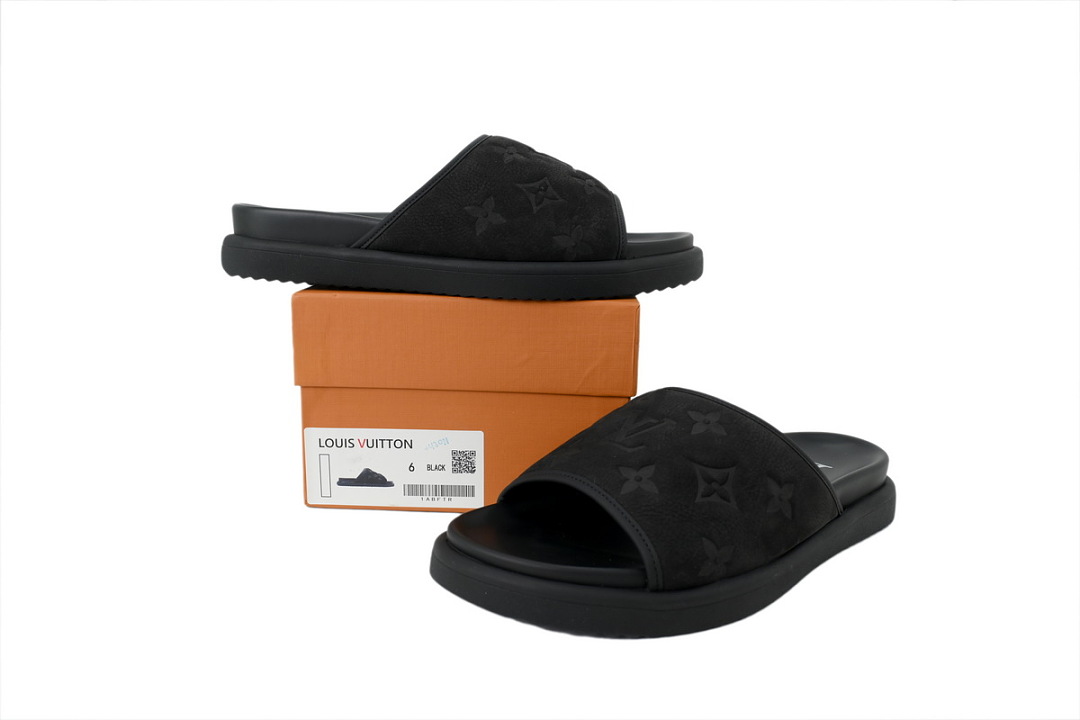 Louis Vuitton Miami Mules Black