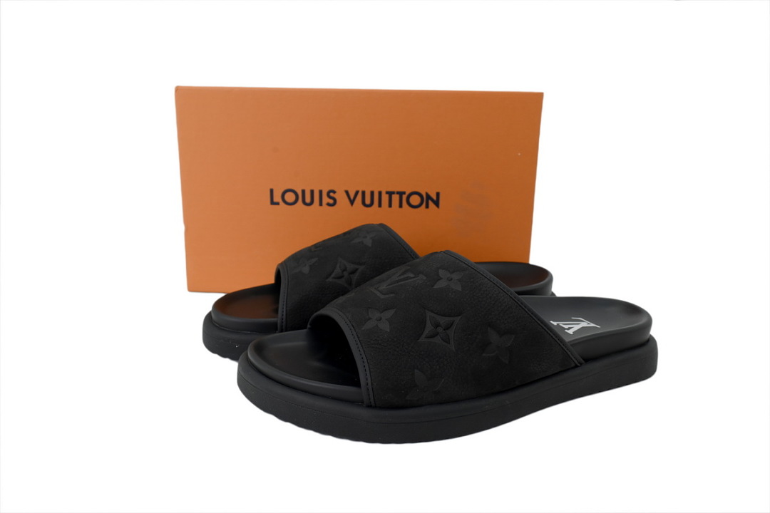 Louis Vuitton Miami Mules Black