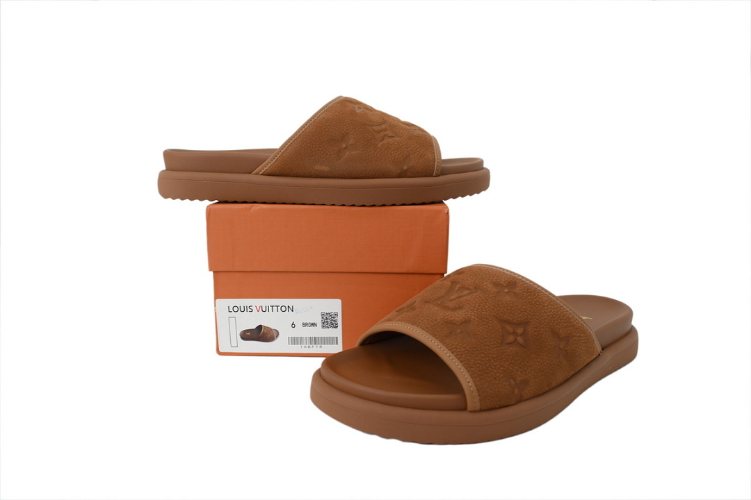 Louis Vuitton Miami Mules Dark Brown