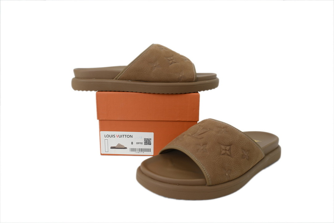 Louis Vuitton Miami Mules Coffee