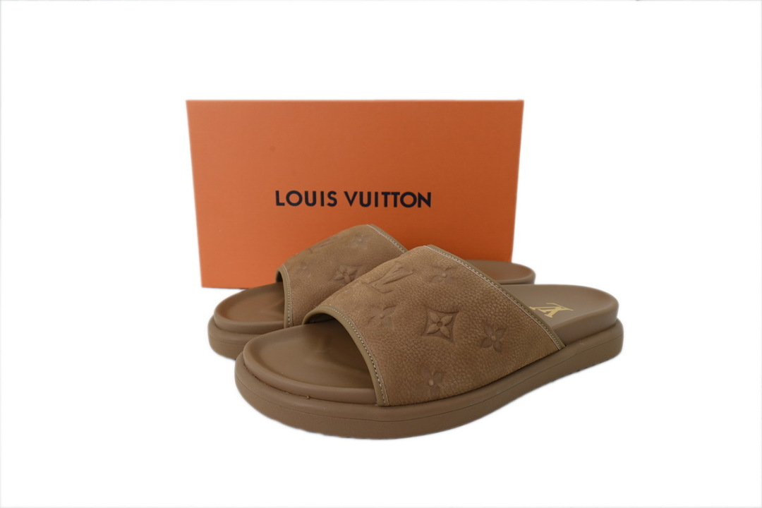 Louis Vuitton Miami Mules Coffee