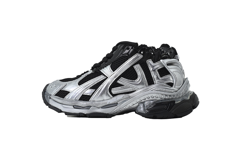 Balenciaga Runner LED Sneaker Black Silver 853223 WRNLD 1125