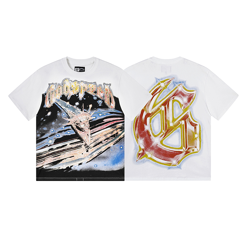 Godspeed Liberty Cruiser T-shirt White