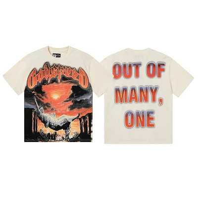 Godspeed Burnt Bridges T-shirt White 01
