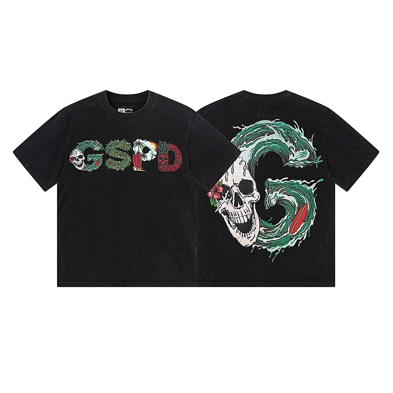 Godspeed Surfs Up T-Shirt Black