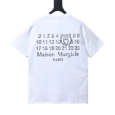 Maison Margiela Back Print With a Digital Ghosting Effect T-Shirt White 01