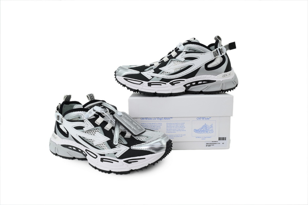 Off-white Be Right Back Silver Black OMIA29SS 26FAB00 17210