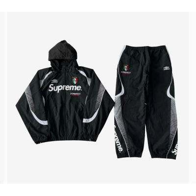 Supreme Umbro Track Suit Black 01