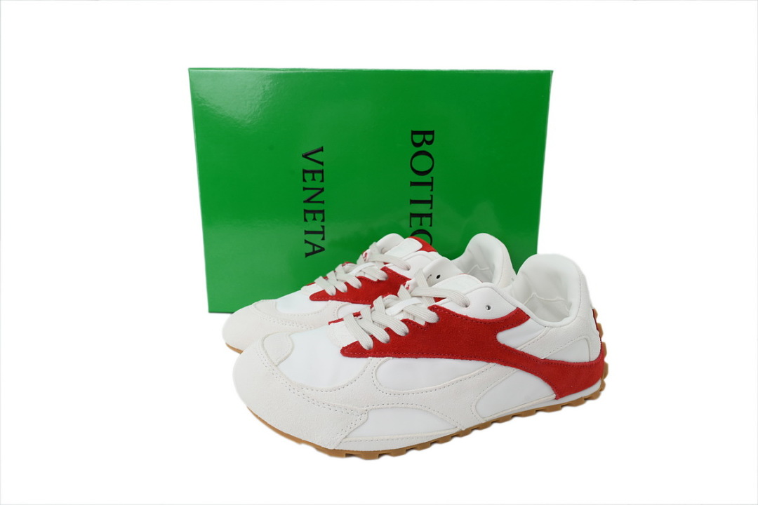 Bottega Veneta Orbit Sneaker 'White Red' 867944 V3MS2 6189