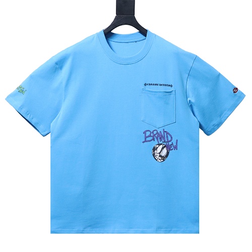 Chrome Hearts Graffiti Print T-Shirt Blue