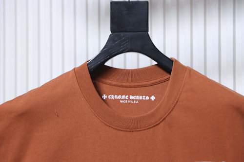 Chrome Hearts Graffiti Print T-Shirt Brown