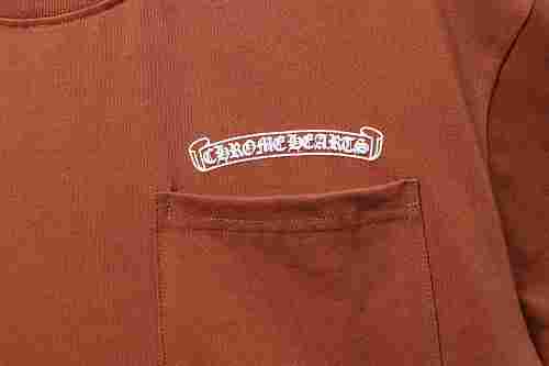 Chrome Hearts Graffiti Print T-Shirt Brown