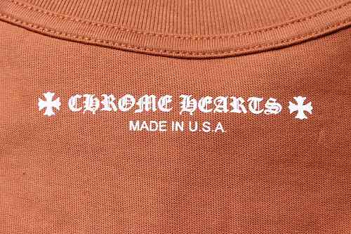 Chrome Hearts Graffiti Print T-Shirt Brown
