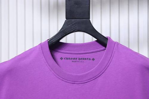 Chrome Hearts Graffiti Print T-Shirt Purple