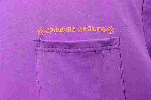 Chrome Hearts Graffiti Print T-Shirt Purple