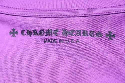 Chrome Hearts Graffiti Print T-Shirt Purple