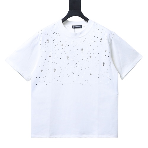 Chrome Hearts Metal Cross Rhinestone T-Shirt