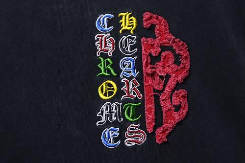 Chrome Hearts Patch-Embroidered T-Shirt Black
