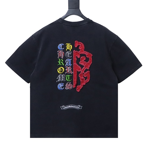 Chrome Hearts Patch-Embroidered T-Shirt Black