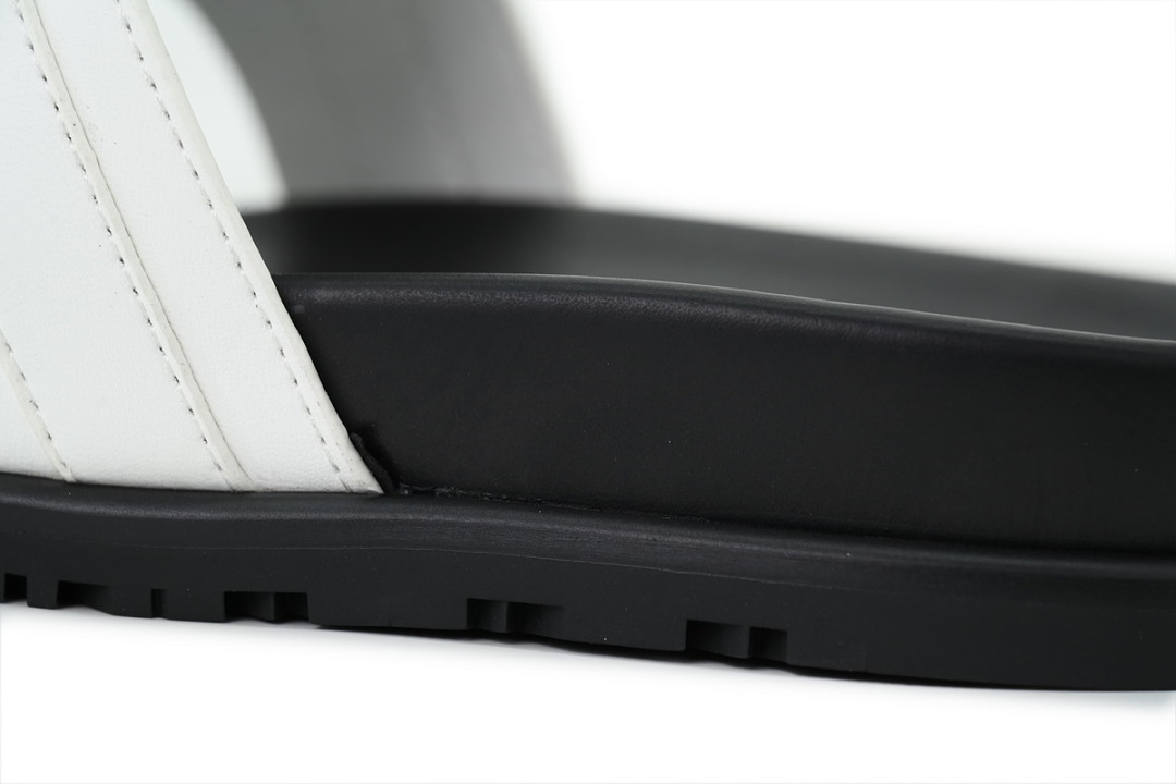 Hermes Flat Thong Sandals White