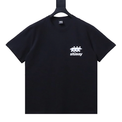 Stussy "Three Little Rascals" Print T-shirt Black 02