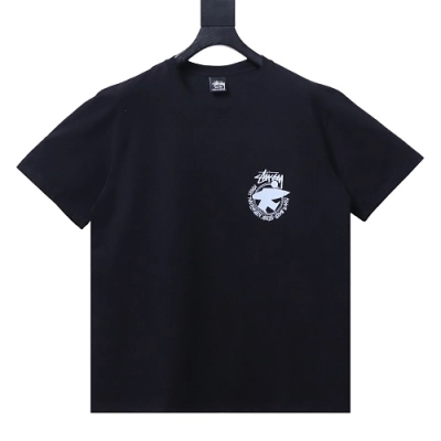 Stussy Portrait & Peace Print T-Shirt Black 02
